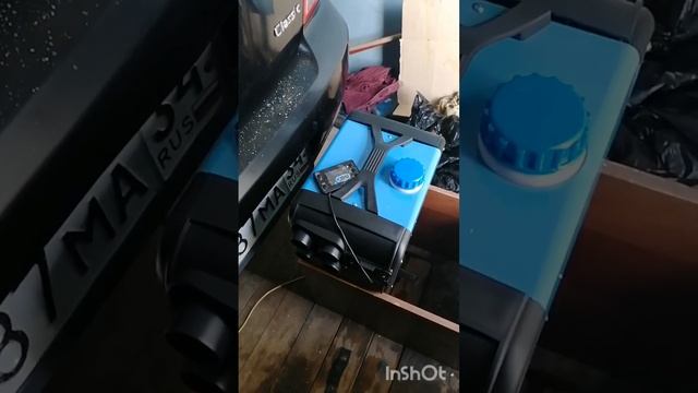 дизельный отопитель гаража, машины, палатки, 12-220 вольт. запуск-остановка обогрева. смотреть онлайн