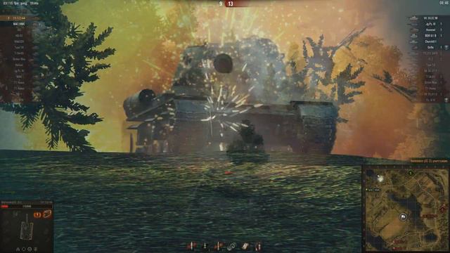 СУ-122-44. 15 Фрагов. Фееричесий нагиб. смотреть онлайн