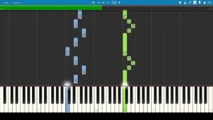 Девочка и дельфин - Музыка на пианино(средняя сложность)