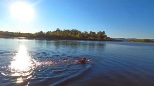 Река Енисей ? Купание в холодной воде