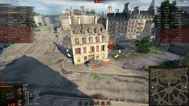 Bat.-Châtillon 25 t AP, Париж, Стандартный бой смотреть онлайн