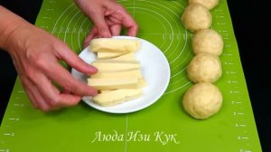 Кунжутные БУЛОЧКИ с СЫРОМ для завтрака без дрожжей и заморочек Люда Изи Кук булочки идеи завтрака