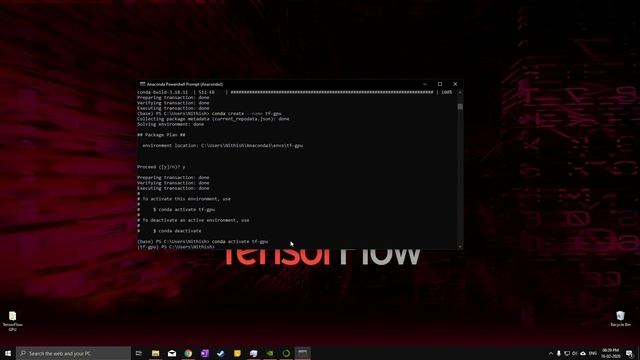 How To Install TensorFlow GPU On Windows (2020) #TensorFlow2 #Anaconda #Python #DeepLearning