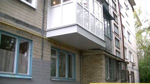 Расширение балконной плиты под французское остекление