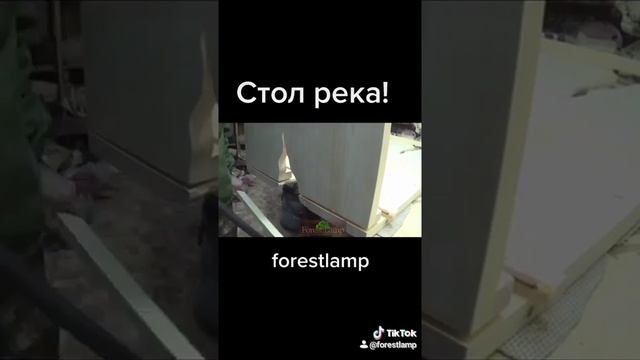 Стол река без эпоксидной смолы! смотреть онлайн