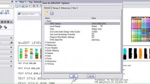 MicroStation V8i Save As a DWG File