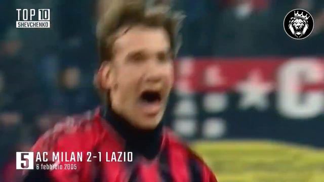 ТОП 10 ГОЛОВ ШЕВЧЕНКО ЗА МИЛАН смотреть онлайн