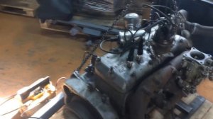 ГАЗ 67 частичное восстановление в оригинал, ремонт двигателя