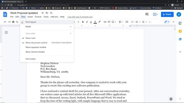 Google Docs Beginner Tutorial