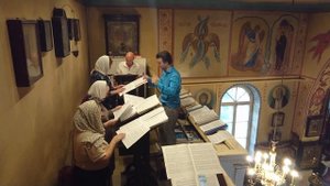 Хор храма Архистратига Михаила - Стихира на Господи, воззвах - Богоначальным мановением - Успение