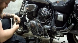 Yamaha virago XV1100 начало ремонта генератора.