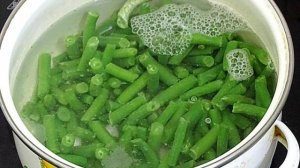 Стручковая фасоль маринованная