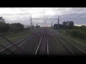 Едем в поезде  в соседнее "село" Шумиха глазами машиниста