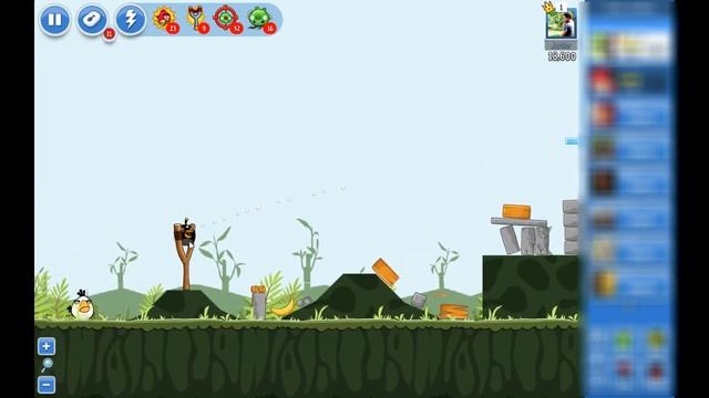 Angry Birds Poached Eggs 40 4 Star Walkthrough Facebook смотреть онлайн