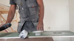 Установка гипсовых светильников MAYTONI