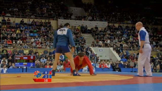 SAMBO. TOKAREV (RUS) vs MARTIROSYAN (BUL). World Cup "Kharlampiev Memorial" 2017