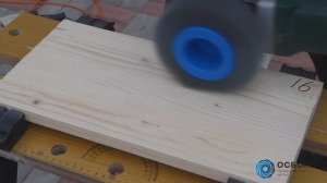 Шлифовка сосны после брашировки металлической щеткой. Щетка с зерном P80 №401.913-5401 КОД 105.