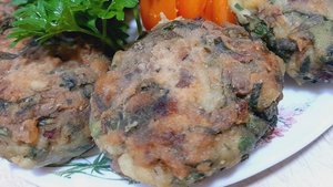 Котлеты из свекольной ботвы, вариант 2