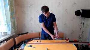 Самодельный станок для намотки тетивы./ Homemade bowstring maker.