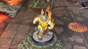 WARCRY ABILITIES SCIONS OF THE FLAME PLAY THROUGH - WITH BATTLEFIELD EXAMPLES  - Warhammer Rules