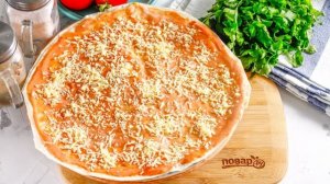 Пицца из лаваша в микроволновке