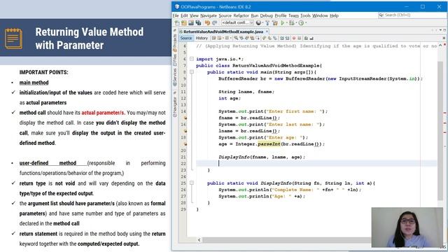 Returning Value and Void Methods in Java | OOP | Defining Methods | NetBeans | Filipino-English смотреть онлайн