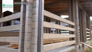 Дача из бруса. Двойной брус.