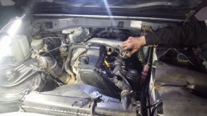 ГБЦ 1кз-те. Первый запуск после замены гбц.