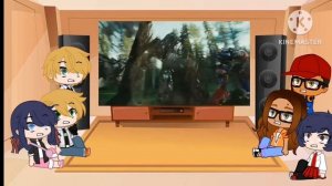 MLB/Miraculous Ladybug react to Transformers Revenge of the Fallen Forest Battle