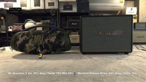 JBL Boombox 3 vs Marshall Woburn 3