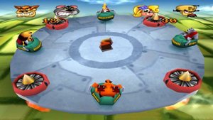 Прохождение Crash Bash (PS) #4 - Warp Room 4 - кубки, камни, кристаллы