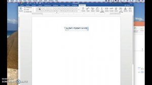 Using Equation Editor in MS Office