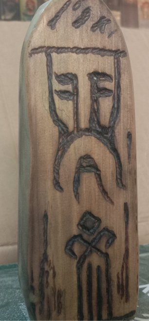 Руна| Изготовлен из дерева | Мade of wood