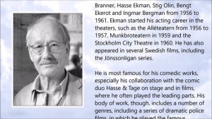 Gösta Ekman ● A Simple Tribute