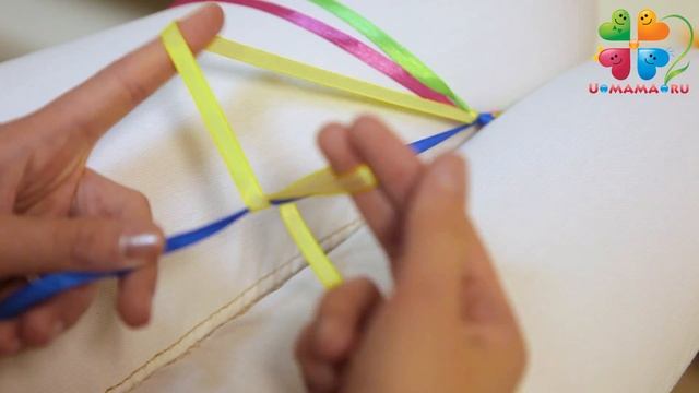 Фенечка из атласных лент смотреть онлайн