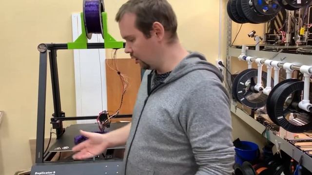 Как быстро и надёжно организовать подачу пластика на 3д-принтеры. смотреть онлайн