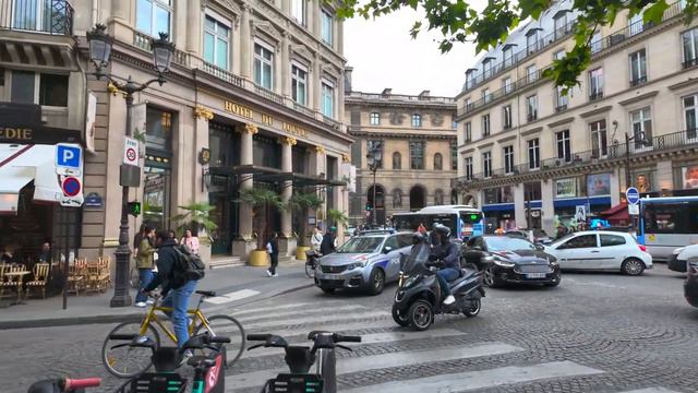 Париж, Франция 🇫🇷 Пешеходная экскурсия по улице Сент-Оноре в июне 2024 года в формате 4K HDR