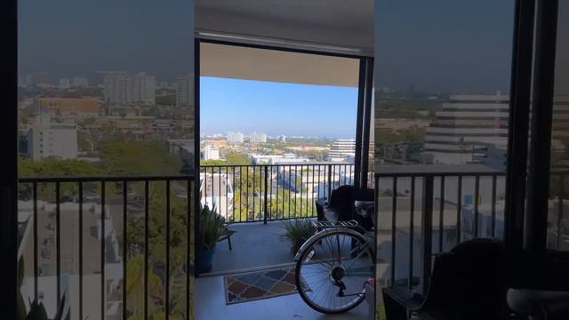 Miami $260,000 2/2 with a wrap around balcony water and sunset views!