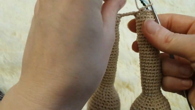 МК вяжем интерьерную куклу большеножку крючком смотреть онлайн