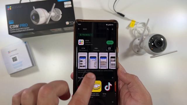 EZVIZ C3W Pro Outdoor Smart WiFi Camera Unboxing & Setup смотреть онлайн