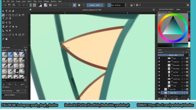 [[FURRY SPEEDPAINT]] Cupcake Pinup Illustration смотреть онлайн