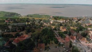 FROMBORK z lotu ptaka, Polska z drona, City of Mikołaj Kopernik | Aerial 4K Drone Footage