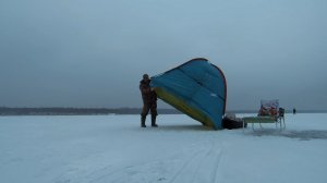 Подводные съёмки леща. Зимняя рыбалка с ночёвкой