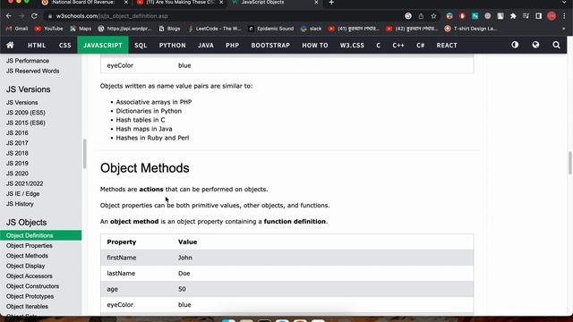 Explains JavaScript objects in details . #62