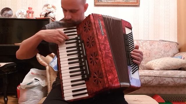 Аккордеон Weltmeister Stella с сурдиной. Размер 4/4. Полный. Демонстрация. смотреть онлайн