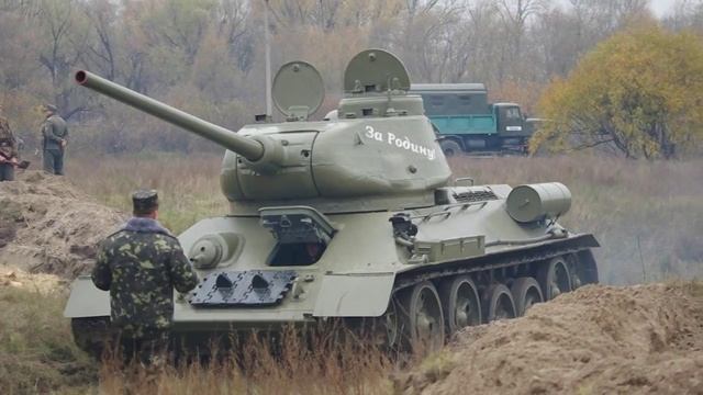 Реконструкция битвы за Киев (осень 2013 года) смотреть онлайн