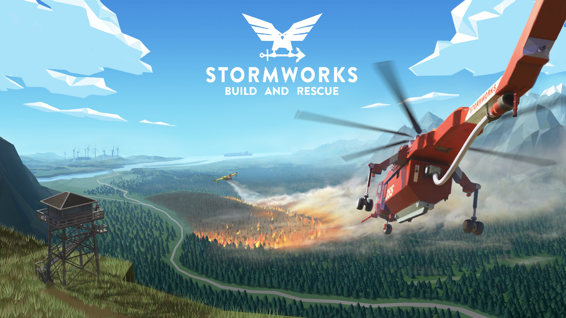 Устанавливаем пожарный гидрант и спасаем / Карьера №19 / Stormworks: Build and Rescue в 2022 году