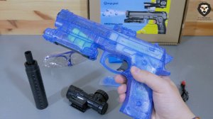 Гелевый пистолет Angry Ball M92 Blue синий видео обзор 4k