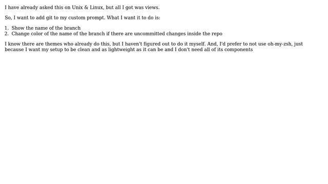 Getting git in the zsh prompt смотреть онлайн