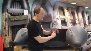 Держатель датчика эхолота на транец лодки